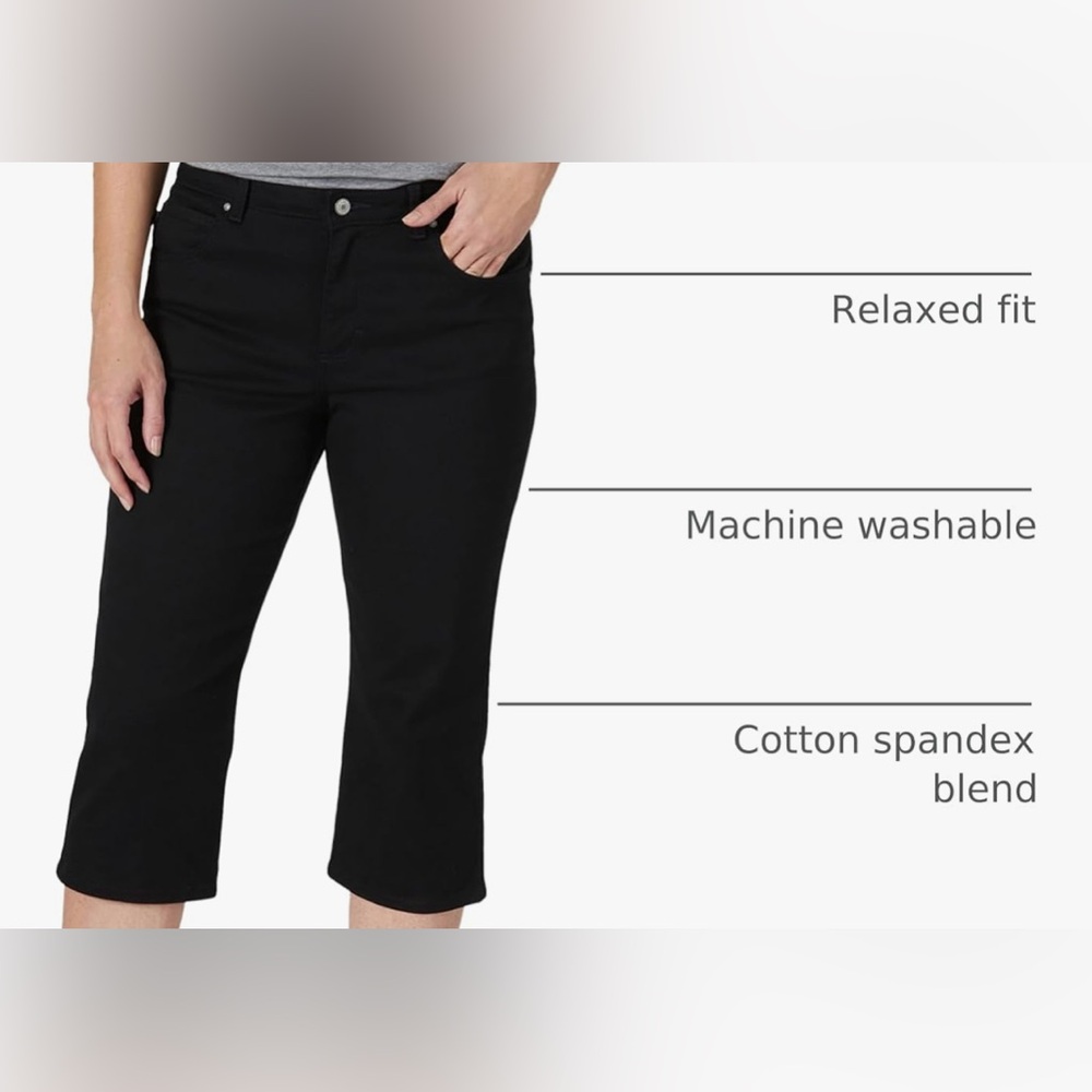 Lee Lot Of 2 Pair Capris - Picture 12 of 15